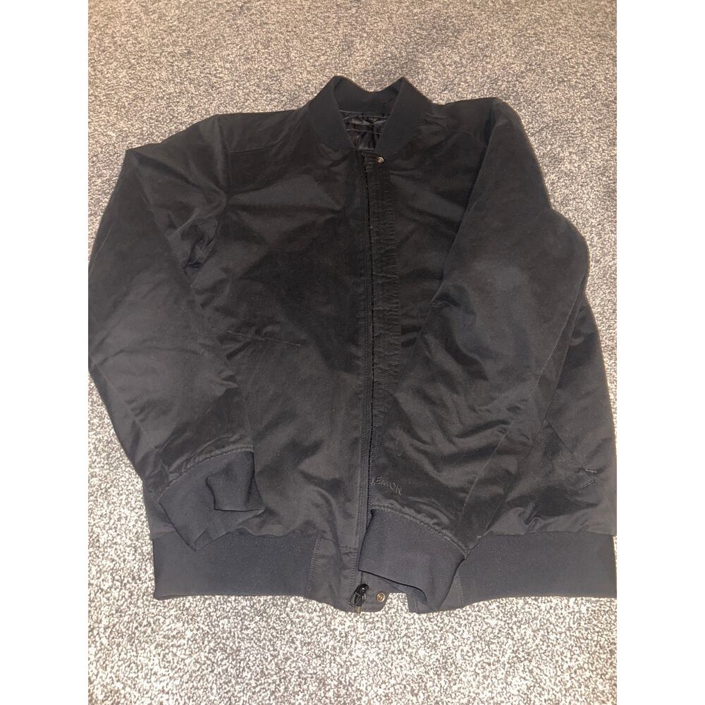 Lululemon Switch Over Men's Bomber Jacket Size Small Black Full Zip reversible